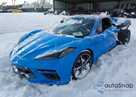 2021 Chevrolet Corvette Stingray Rwd 1Lt из США, поврежденный, VIN 1G1YA2D42M5118948